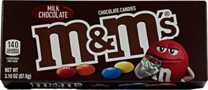 M & M plain candy