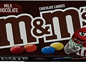 M & M plain candy